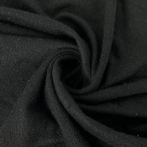 Black | 12 Ounce French Terry Knit Fabric - SKU 7235B #S809