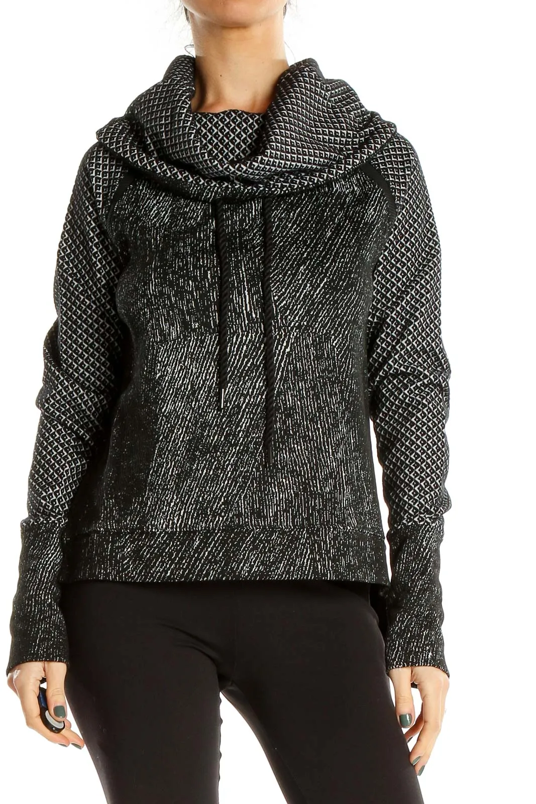 Black Heather Activewear Sweatshirt