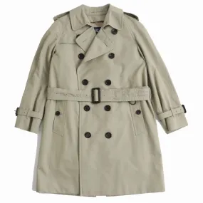 Burberry Nova Check Trench Coat Khaki Beige M