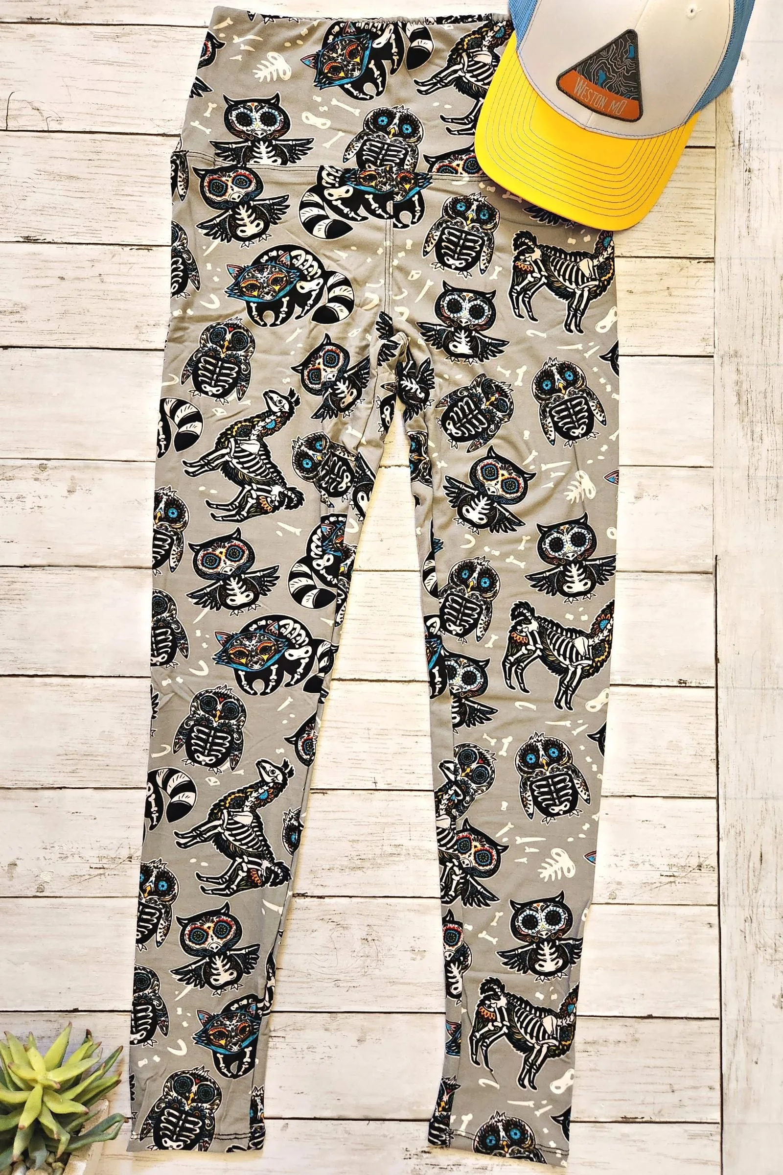 Day of the Dead Nature Yoga Legging