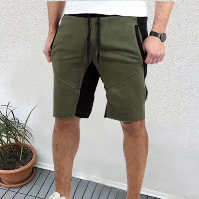 Fitness Five-Point Pants Color Matching Men's Shorts