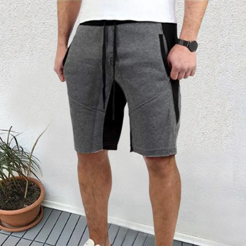 Fitness Five-Point Pants Color Matching Men's Shorts