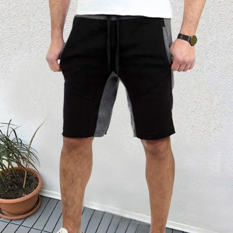 Fitness Five-Point Pants Color Matching Men's Shorts