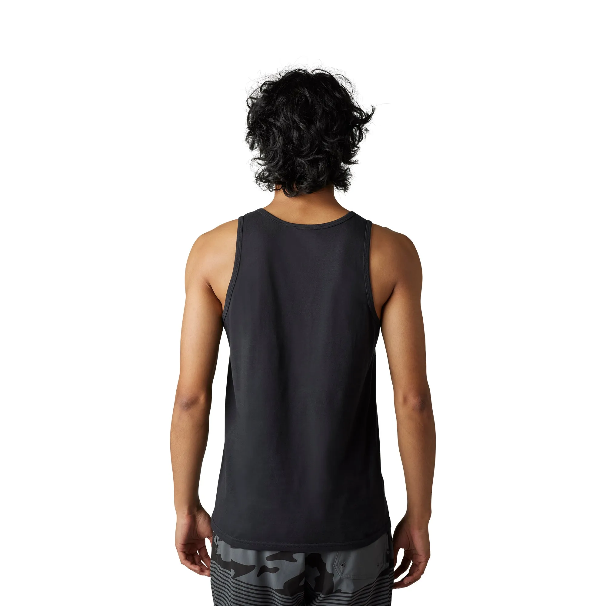 Fox Racing  Mens Fox Head Premium Tank Top Shirt Sleeveless Comfort Black Black