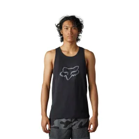 Fox Racing  Mens Fox Head Premium Tank Top Shirt Sleeveless Comfort Black Black