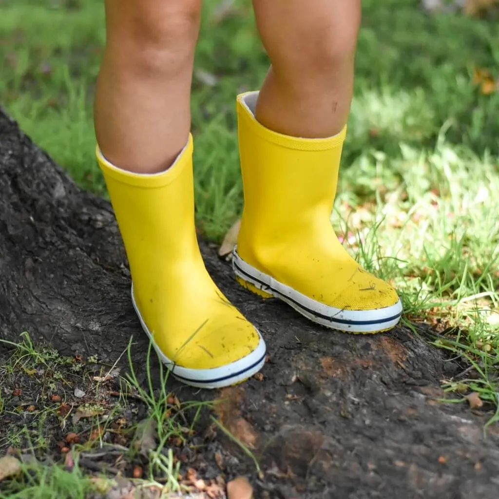 French Soda Kids Rubber Gumboot - Yellow