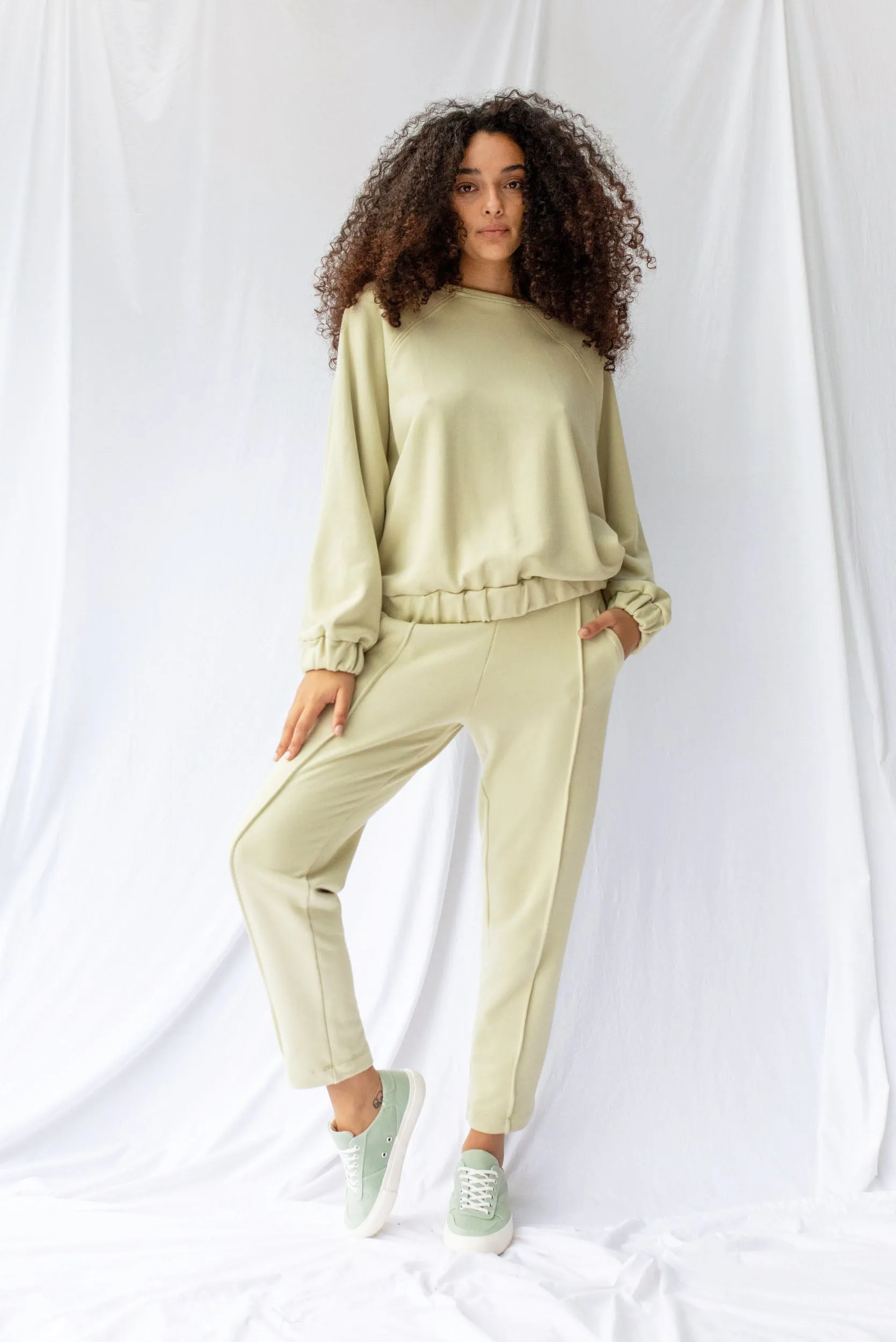 Homebound Trackpant | Green Tea