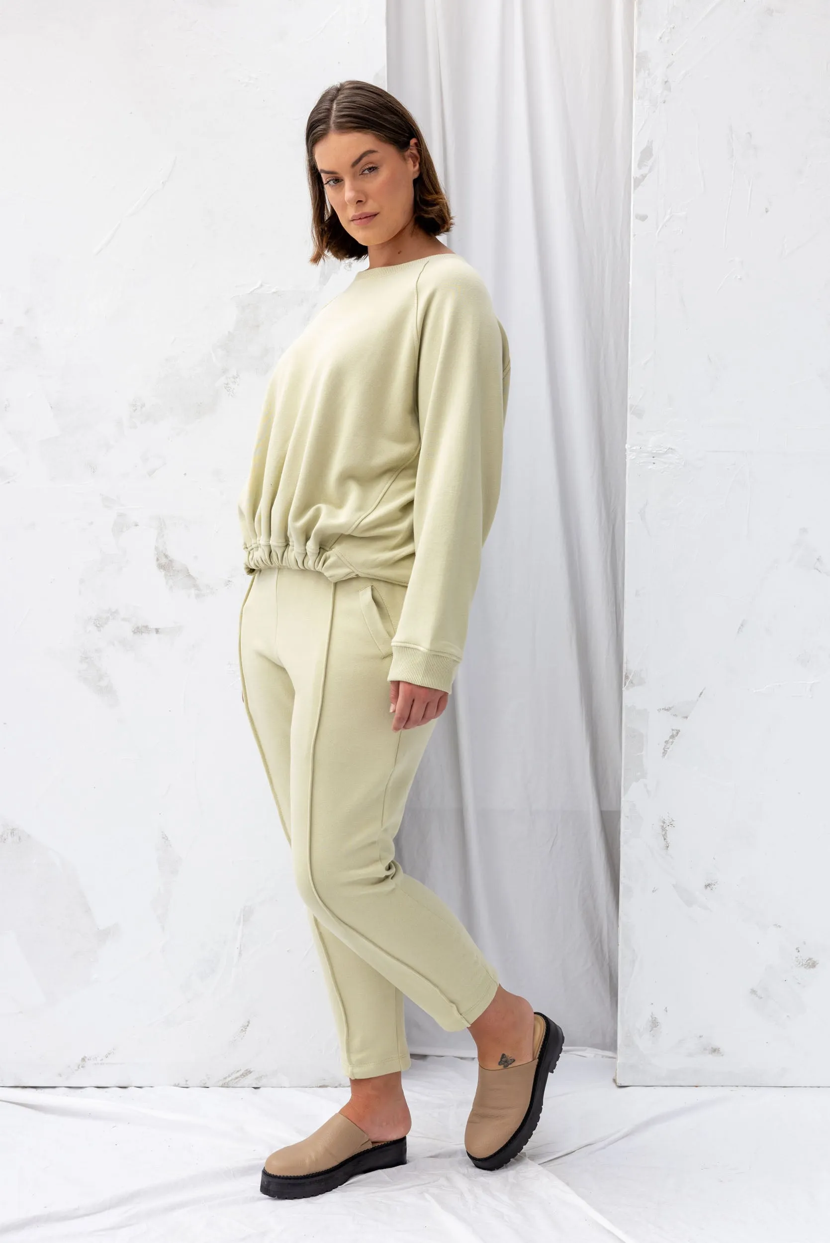 Homebound Trackpant | Green Tea