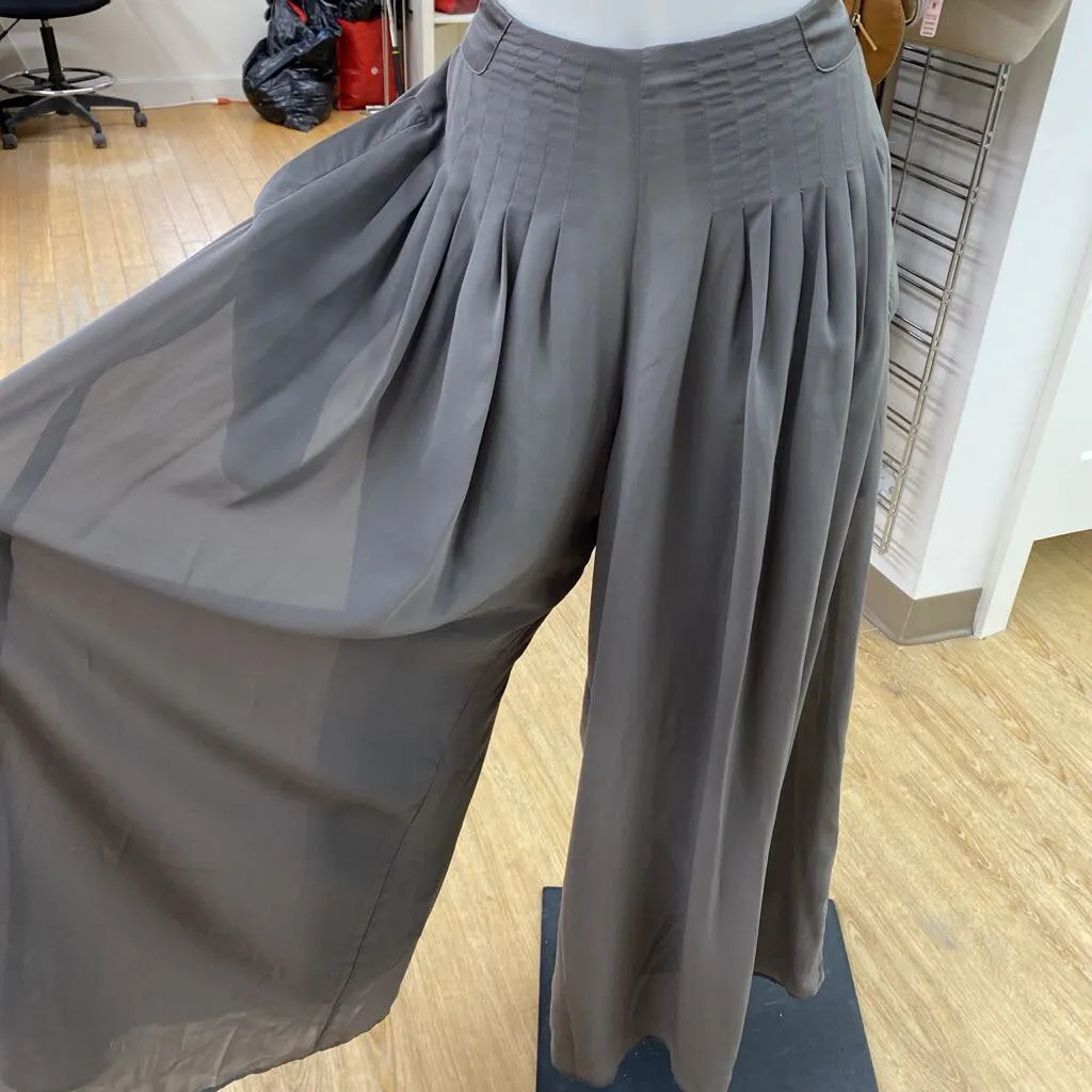 Kopa sheer palazzo pants L