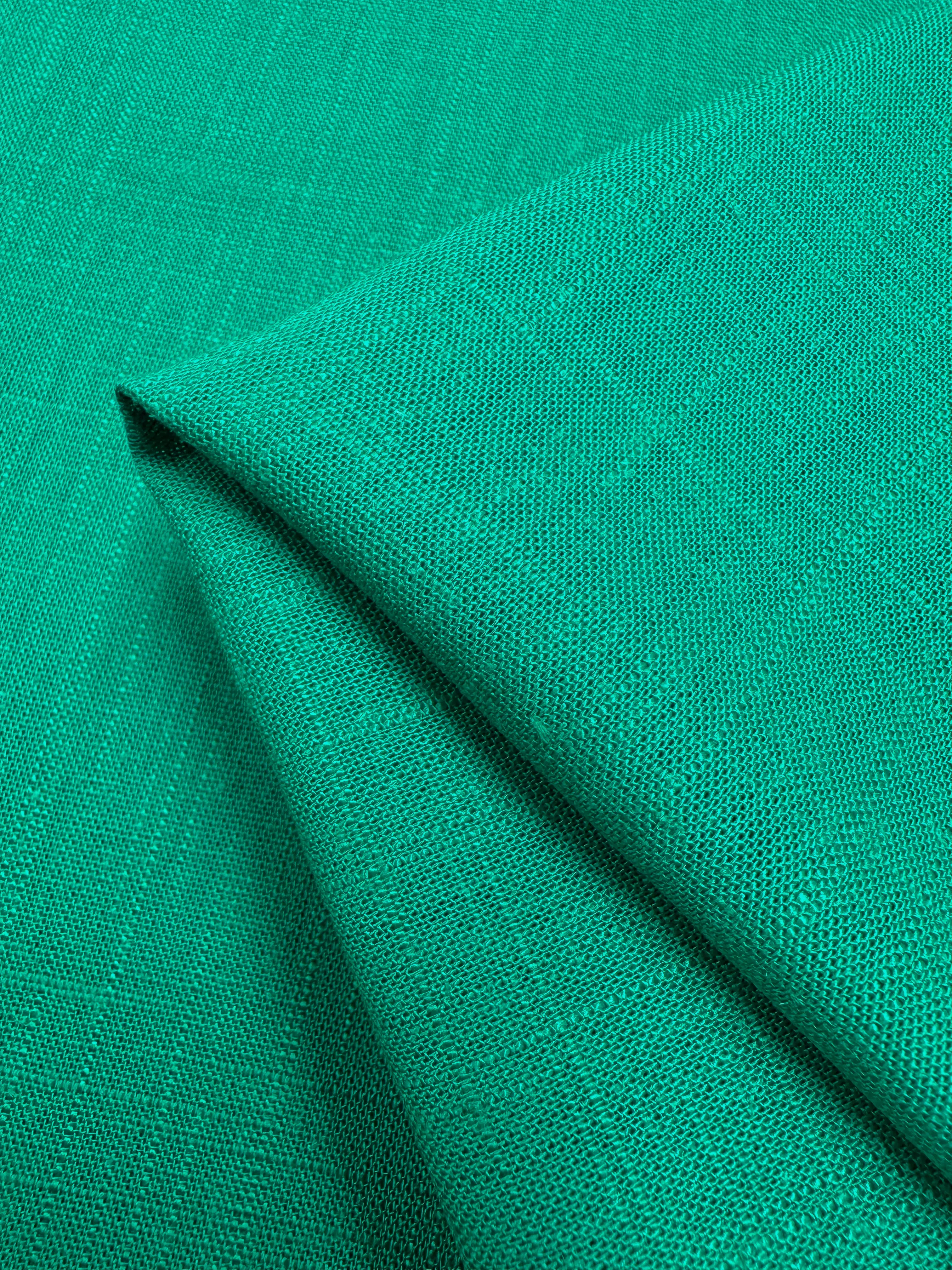 Linen Blend - Sea Green - 135cm