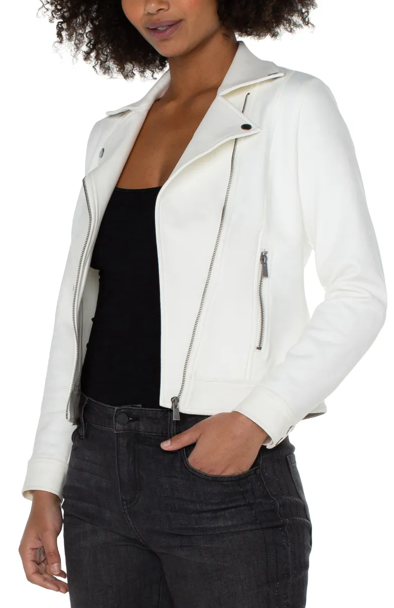 LVRP Moto Jacket - White Frost