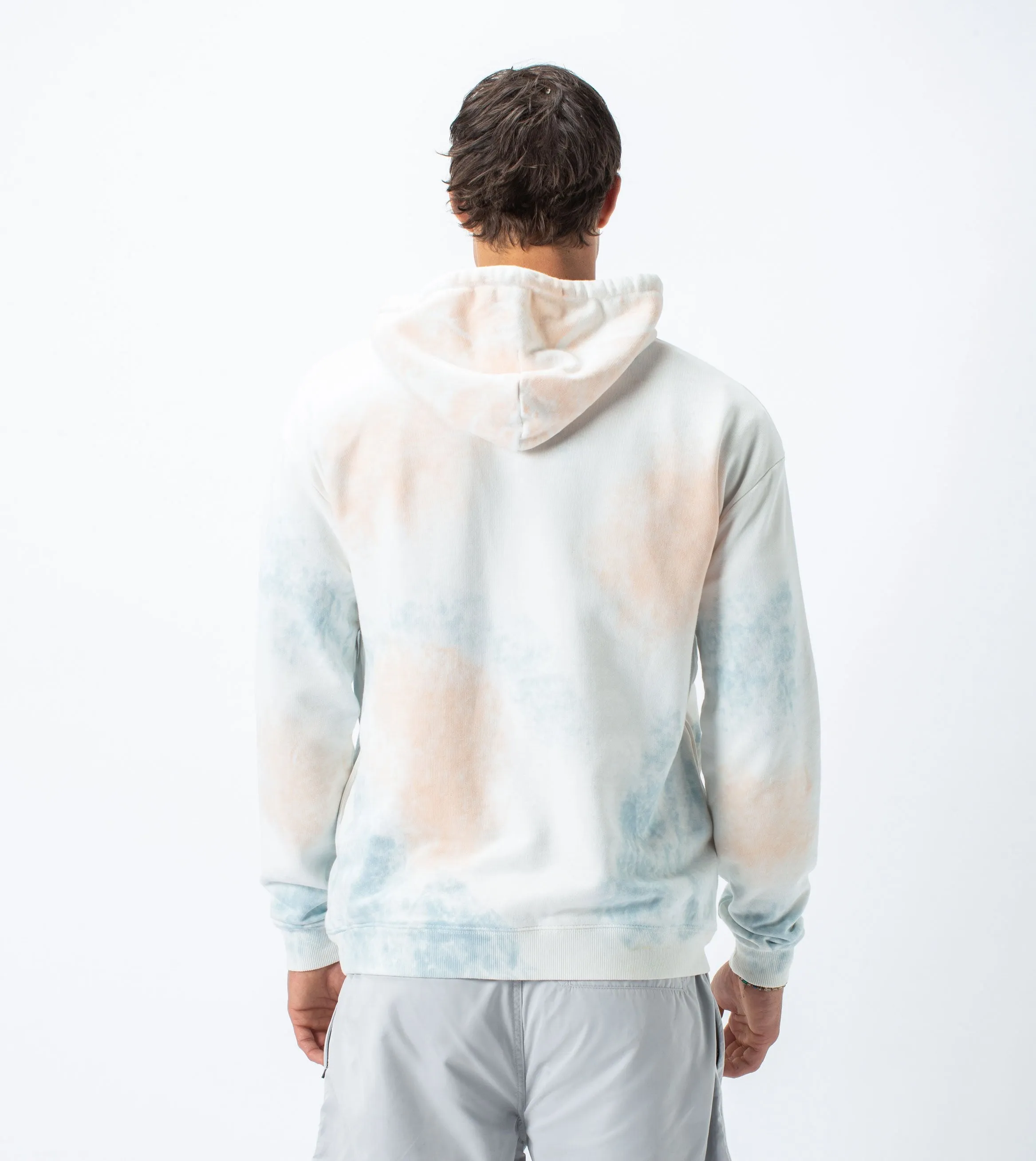 Sherbert Rugger Hood Sweat Milk/Ocean