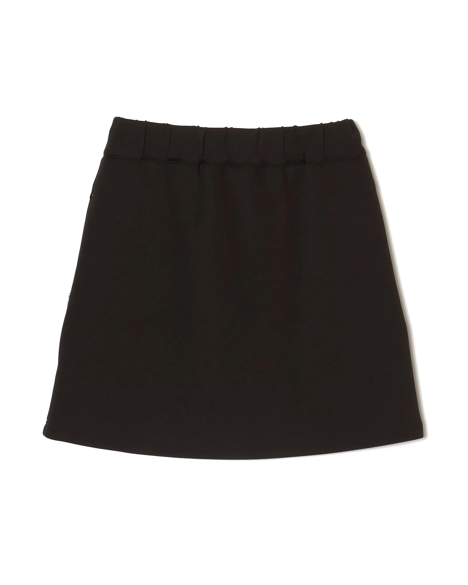 [WOMEN] #OVERLAP LOGO BALLOON SKIRT BLACK